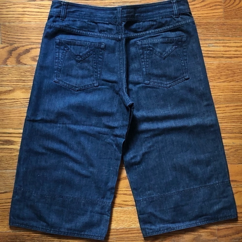 𝅺Marc Jacobs Bermuda Shorts Dark Blue Size 4 - Picture 2 of 5